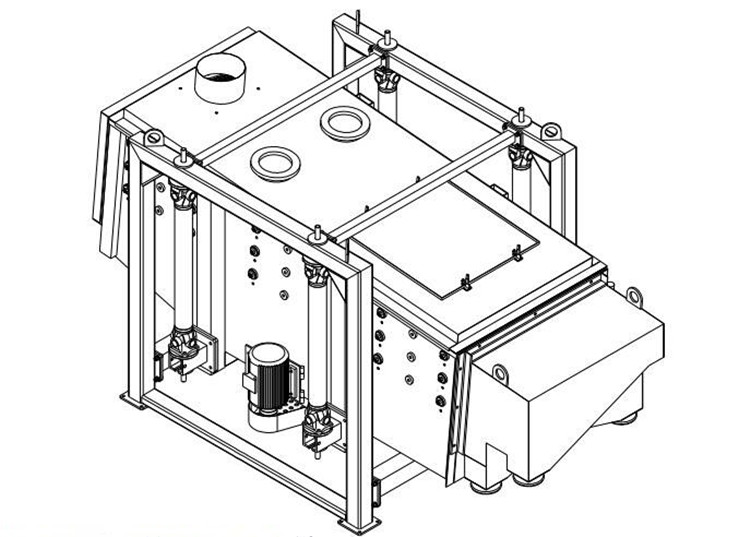方形搖擺篩結(jié)構(gòu)圖